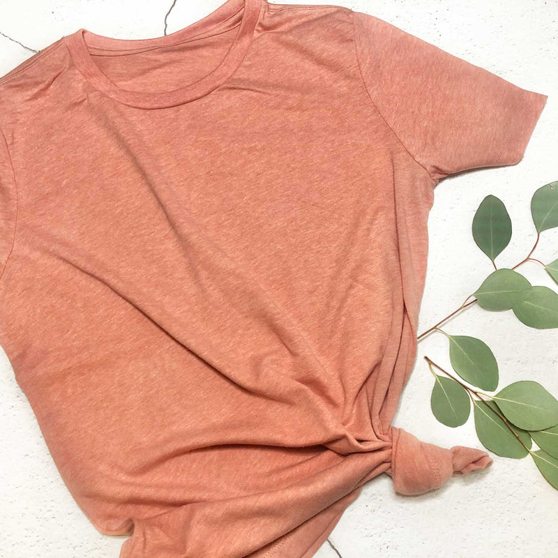 Ladies Tag-Less Tee Pink Lemonade