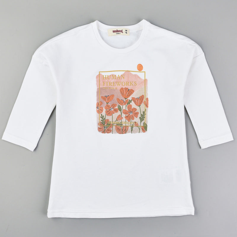 Melange Flower Shirt