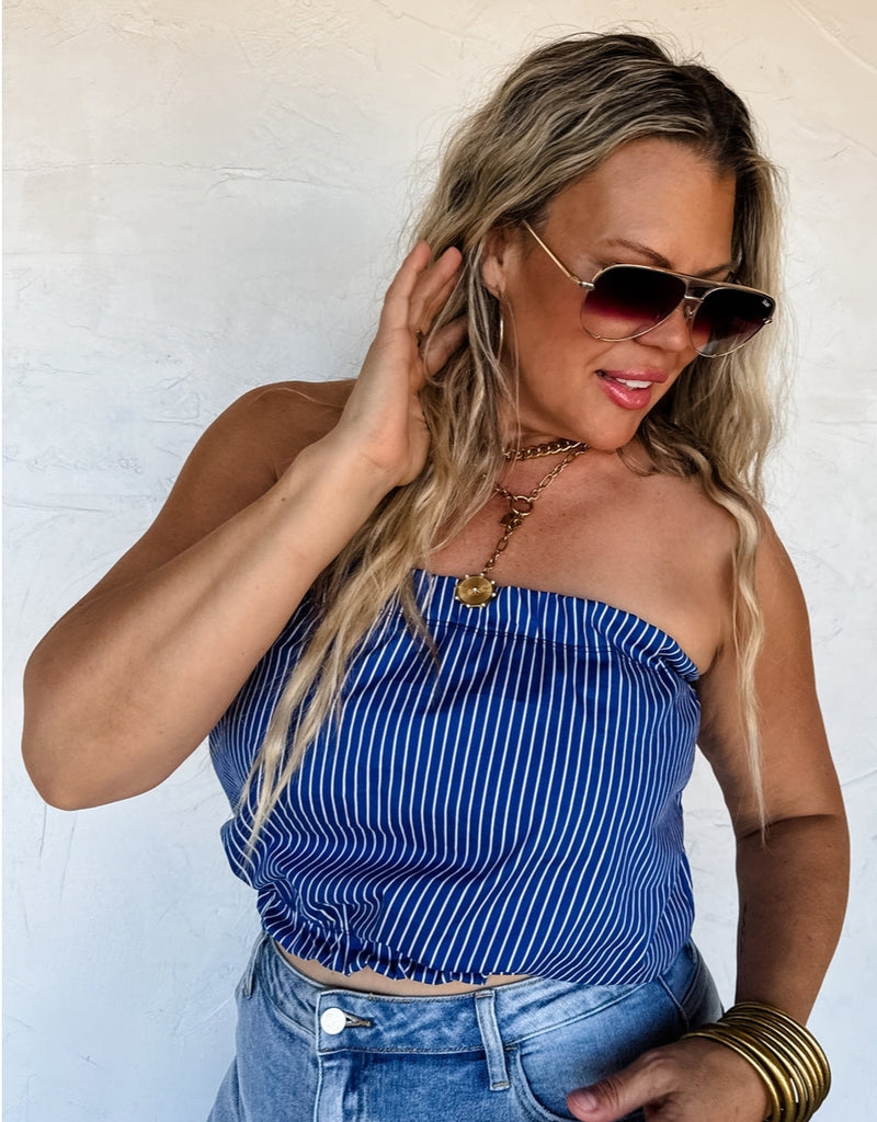 Dockside Breezy Bandeau Top
