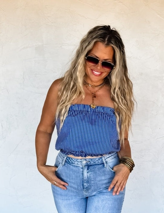 Dockside Breezy Bandeau Top