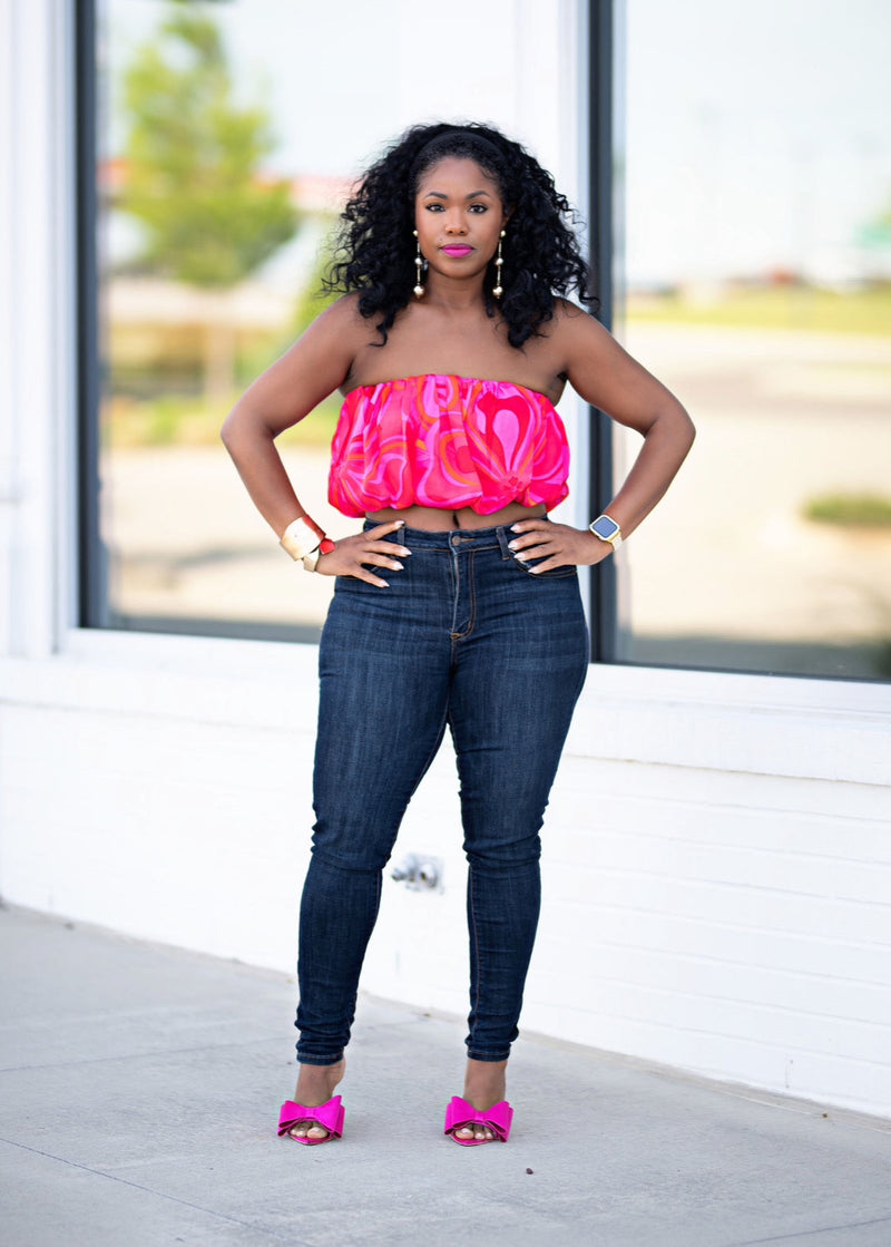 Bali | Balloon Bandeau {Pink} PLEASE READ DESCRIPTION
