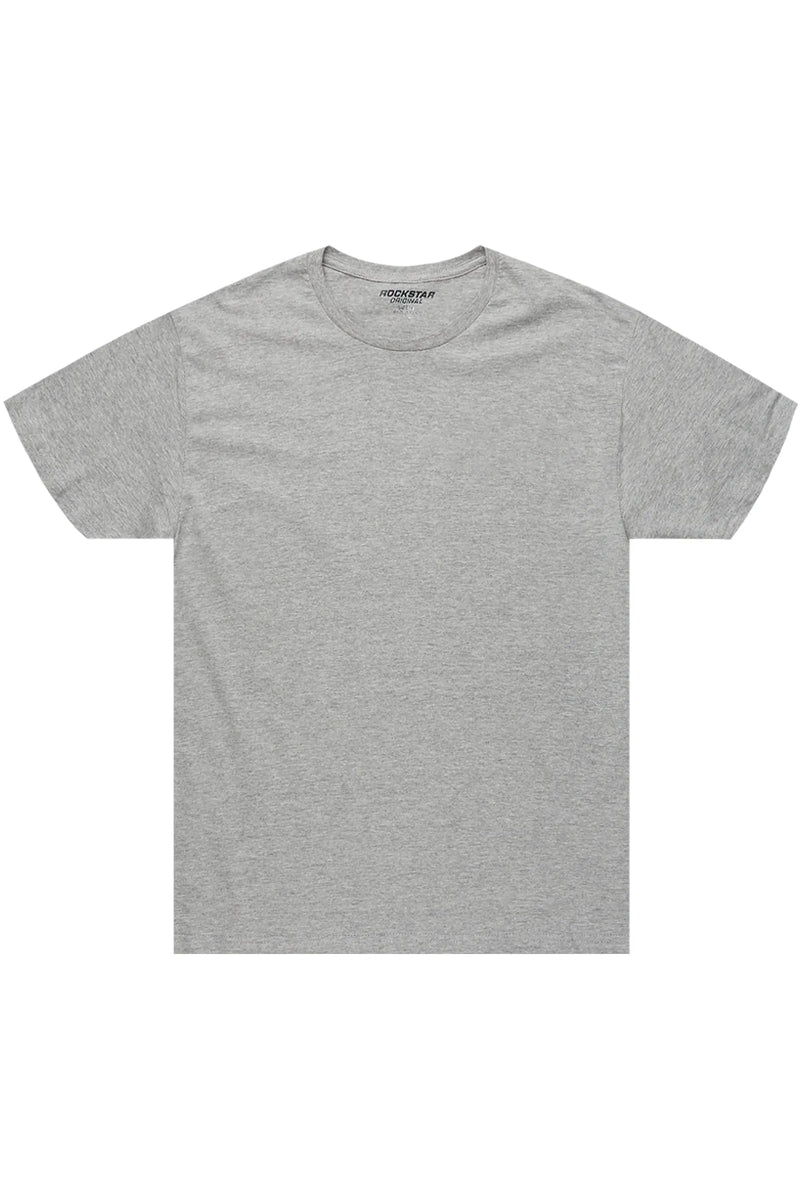 Womens Heather Grey Basic Tee