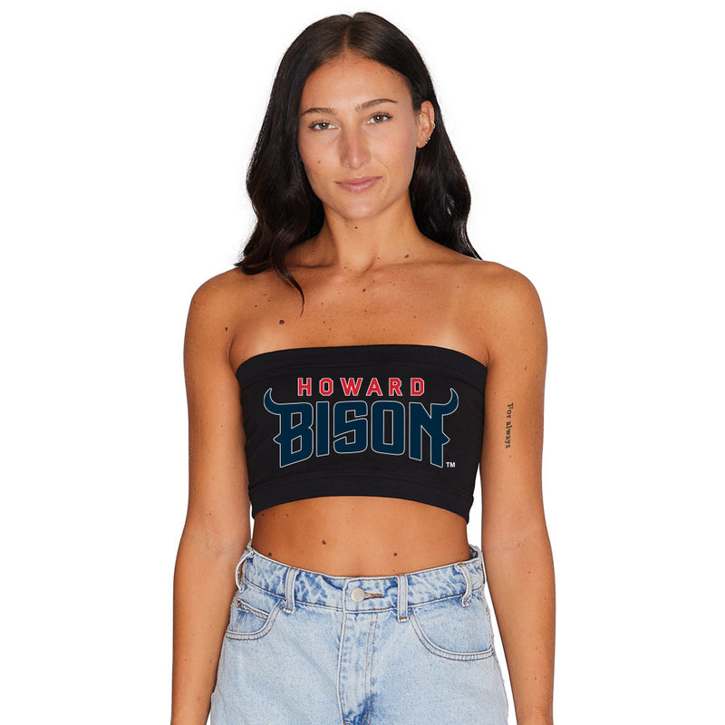 Howard Bison Black Bandeau Top