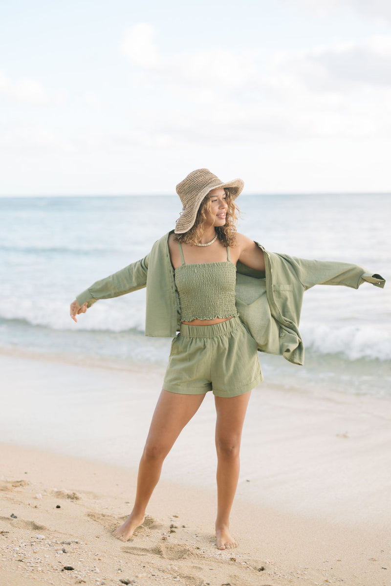 Rumi Bandeau in Moss