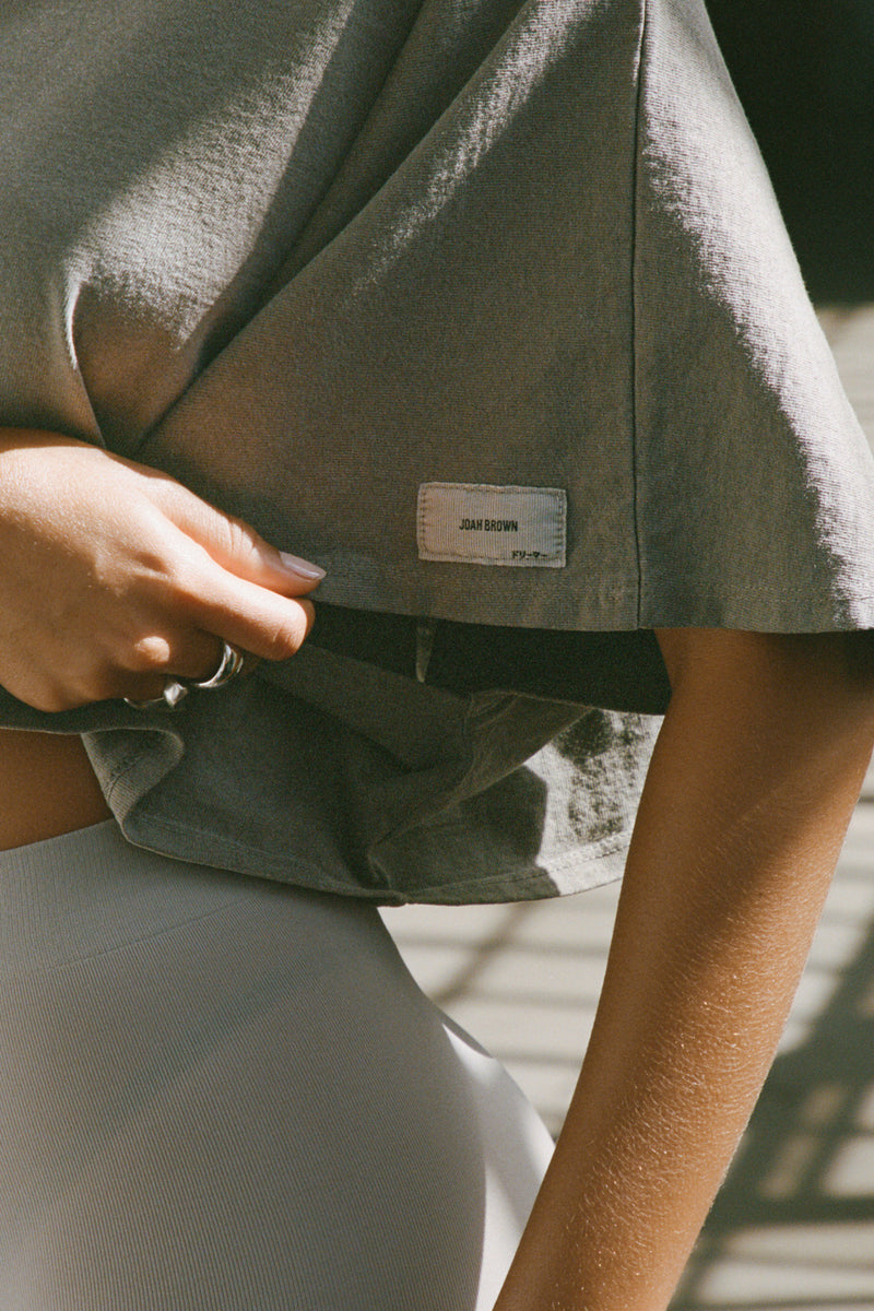 Off Shoulder Crop Tee