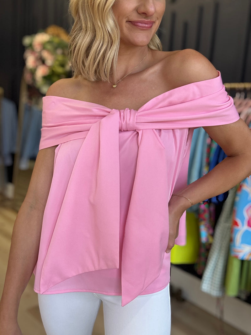Off The Shoulder Bow Top