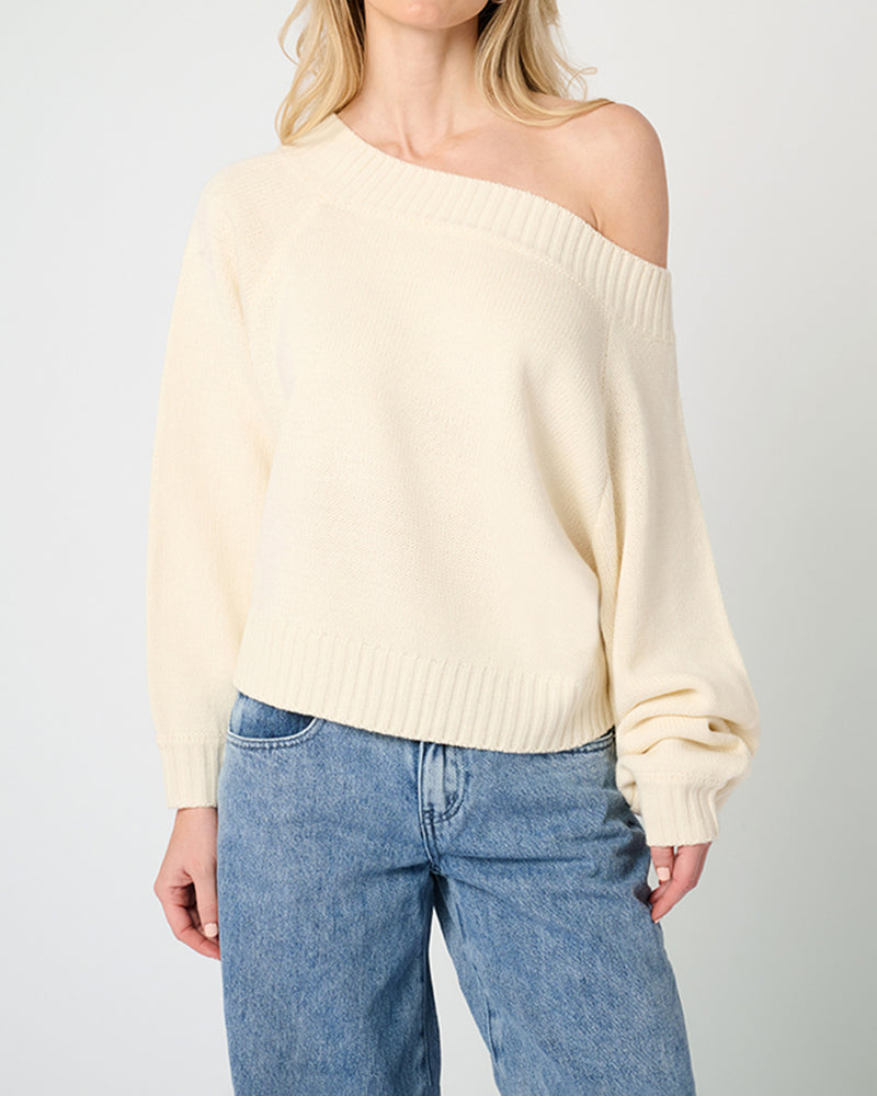 Off Shoulder Sweater