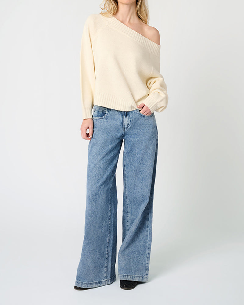 Off Shoulder Sweater