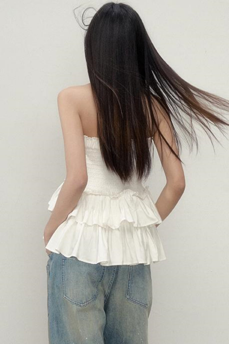 Ruched Off-Shoulder Top