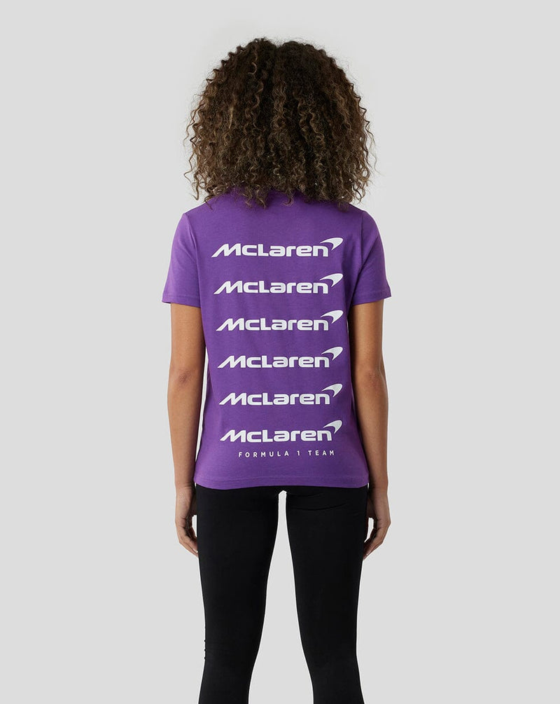 McLaren F1 Women's Daniel Ricciardo Home Territories T-Shirt- Purple