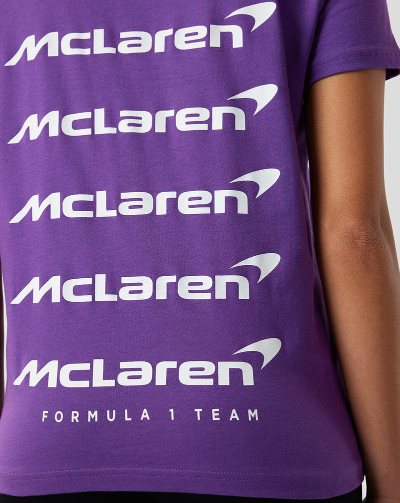 McLaren F1 Women's Daniel Ricciardo Home Territories T-Shirt- Purple