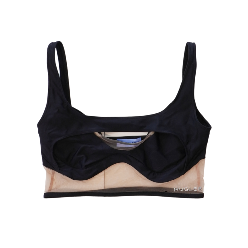 Mugler Cut-Out Bralette Top - Women's 36