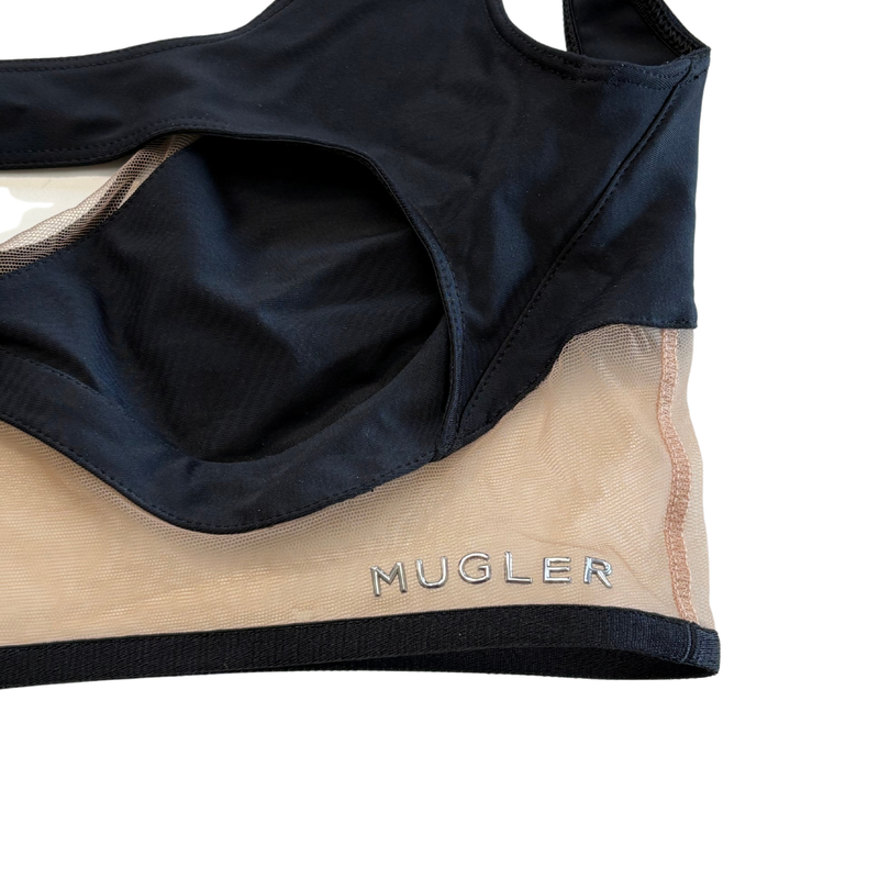 Mugler Cut-Out Bralette Top - Women's 36