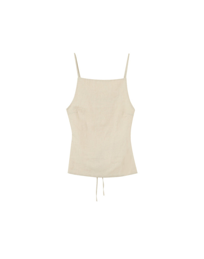 Grace & Mila Women’s “Pesto” Backless Top (Beige)