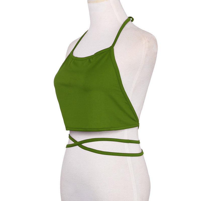 Women Sleeveless Backless Vest Halter Tank Tops Blouse T-Shirt