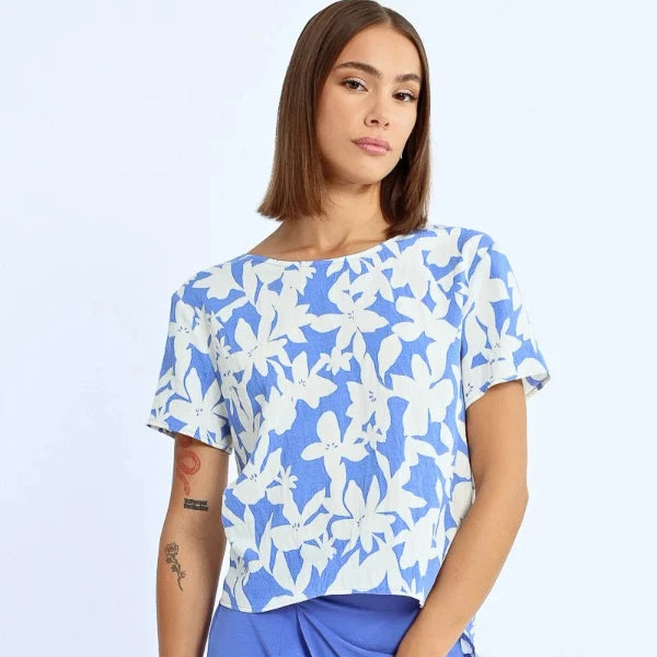 Ami Backless Top