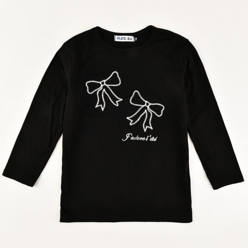 Girls Bow T-Shirt