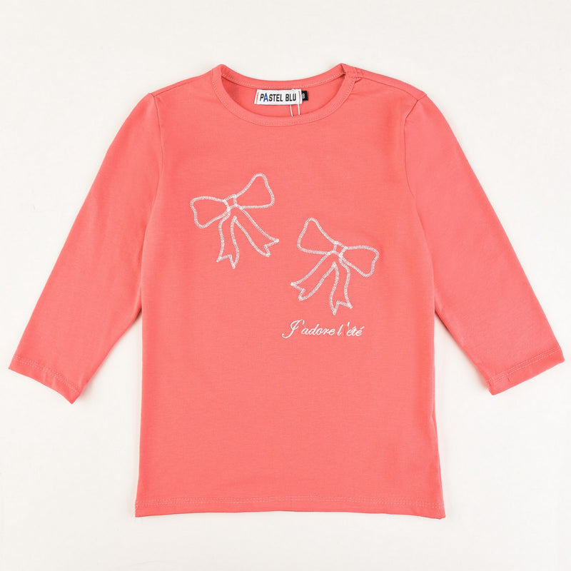 Girls Bow T-Shirt