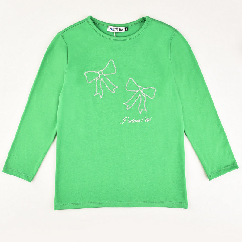 Girls Bow T-Shirt