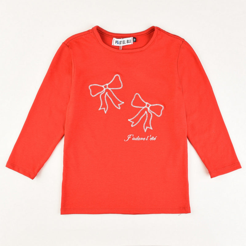 Girls Bow T-Shirt