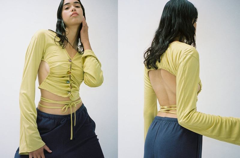 Sunflower Backless Cardi