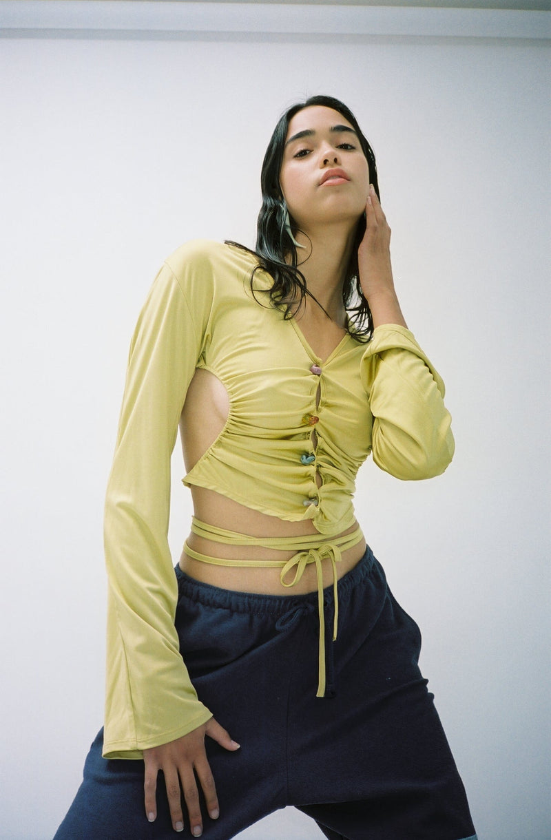 Sunflower Backless Cardi
