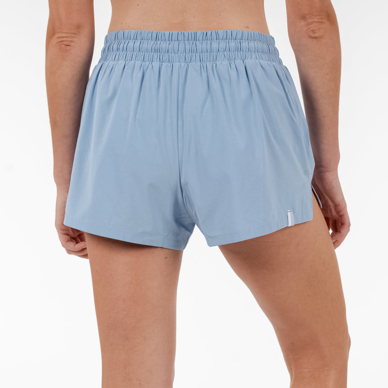 Sunrise Active Short | Solid - Ice Pick Blue