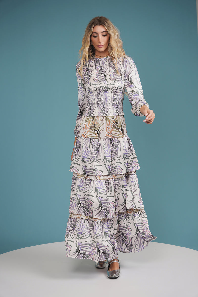 Print Layered Skirt