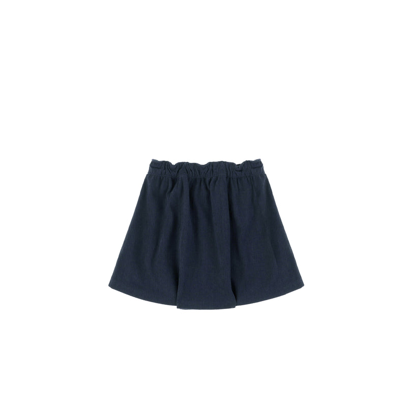PLEATED CORDUROY SKIRT