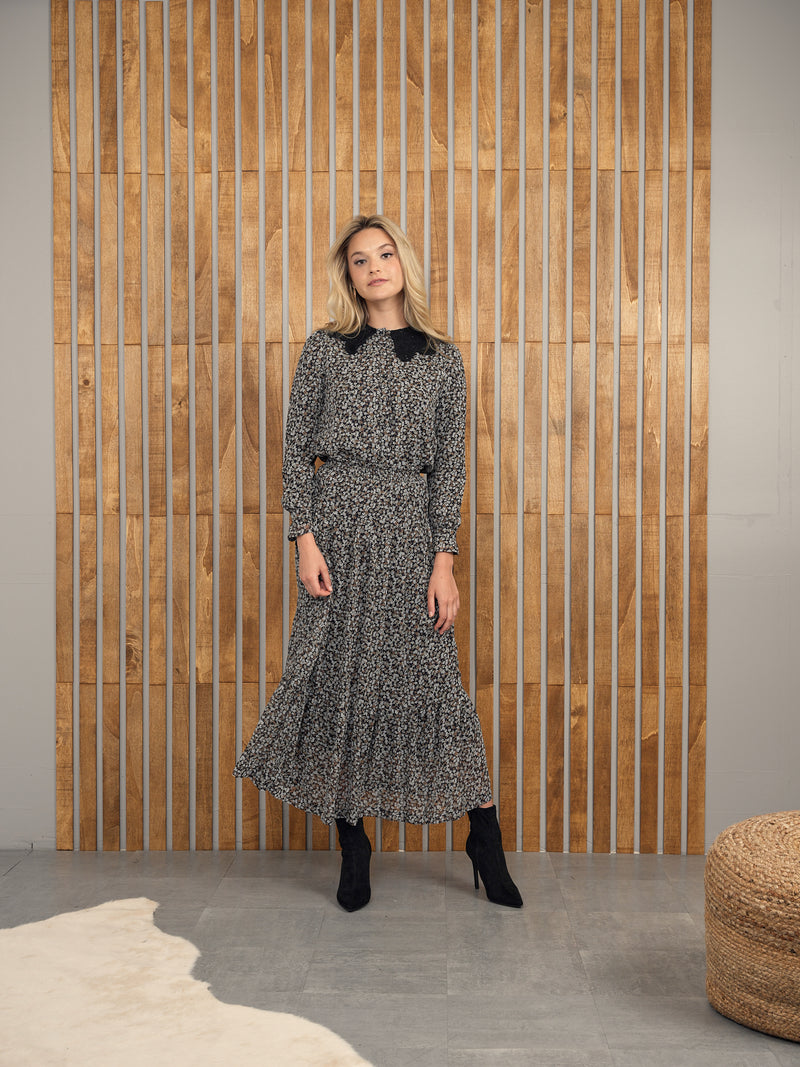 Print Tier Skirt