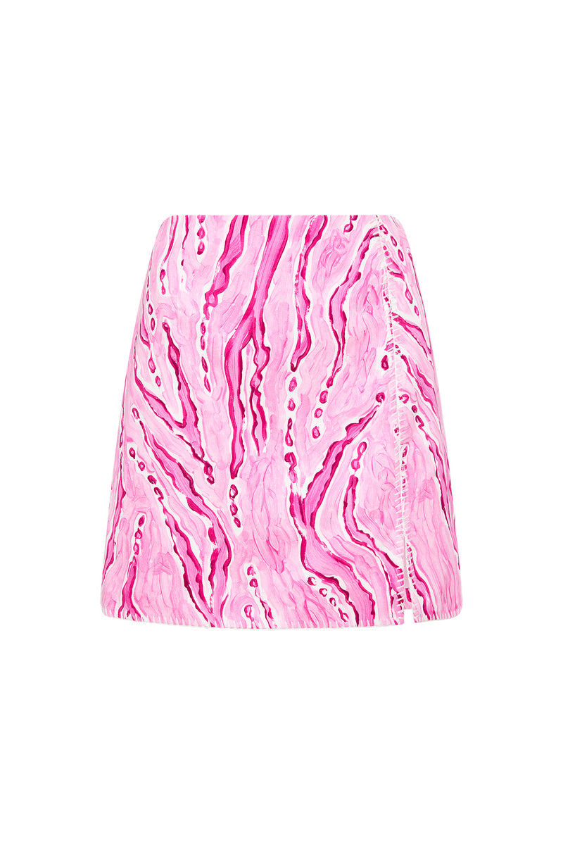 Blaze Stitch Mini Skirt