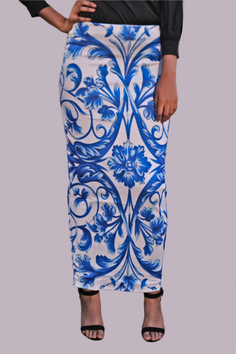 ZIZI Artsy Digital Print Maxi Skirt FINAL SALE