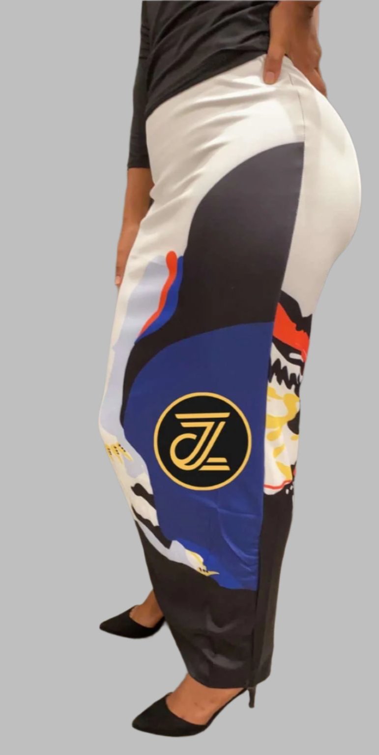 ZIZI Artsy Digital Print Maxi Skirt FINAL SALE