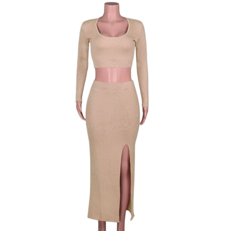 The Knit Skirt Set