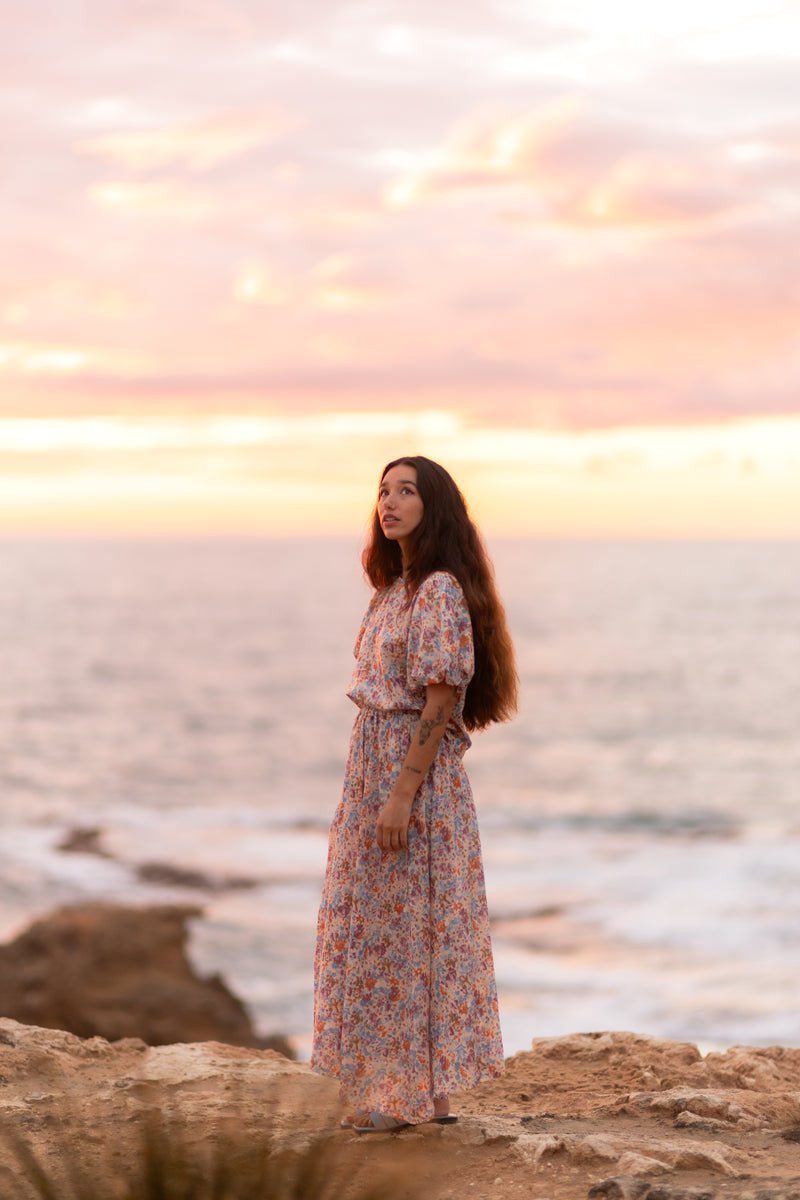 Garden Party - Floral Maxi Skirt
