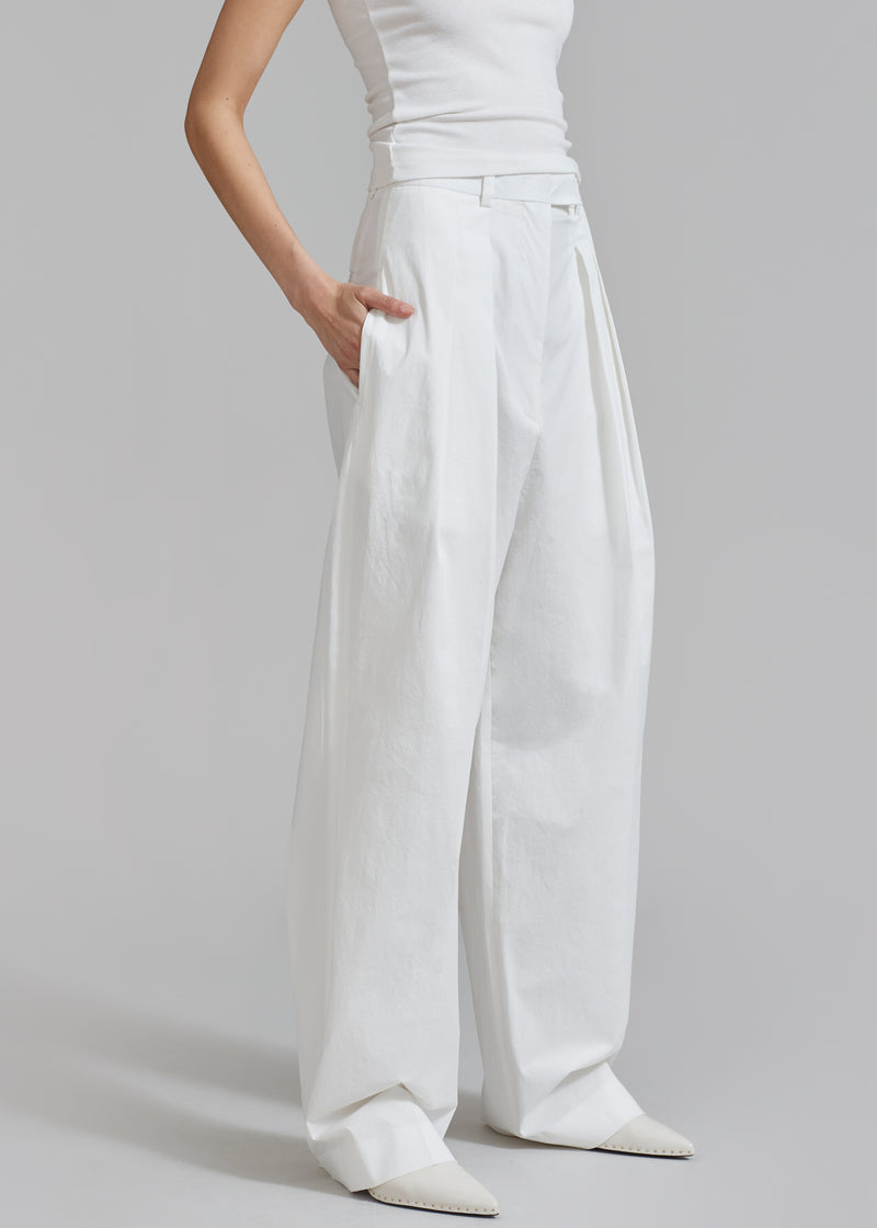 Jayden Wide Pants - White