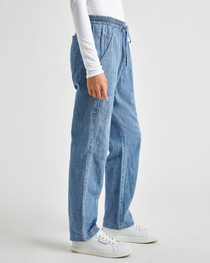 Shay Cotton Indigo Pant