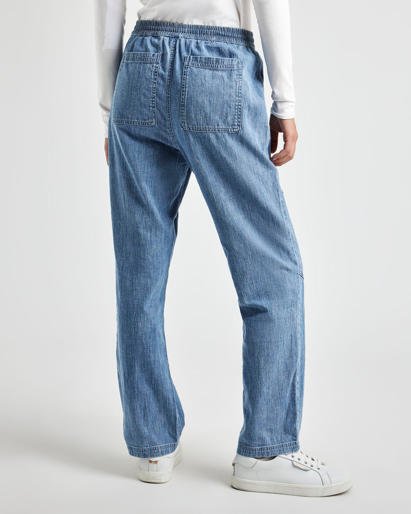 Shay Cotton Indigo Pant