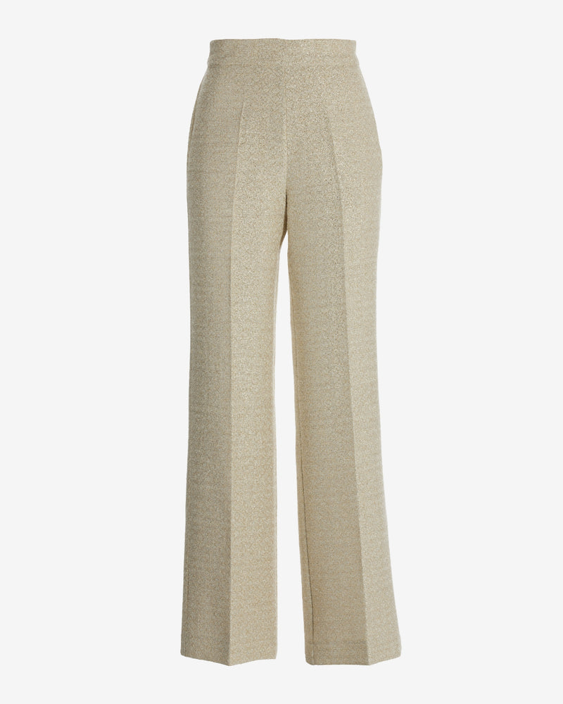 Malibu Metallic Tweed Pant Metallic Multi