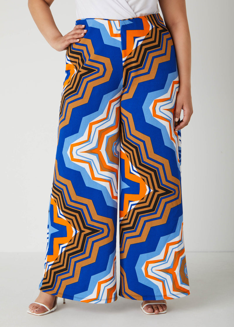 Geo Wide Leg Pants