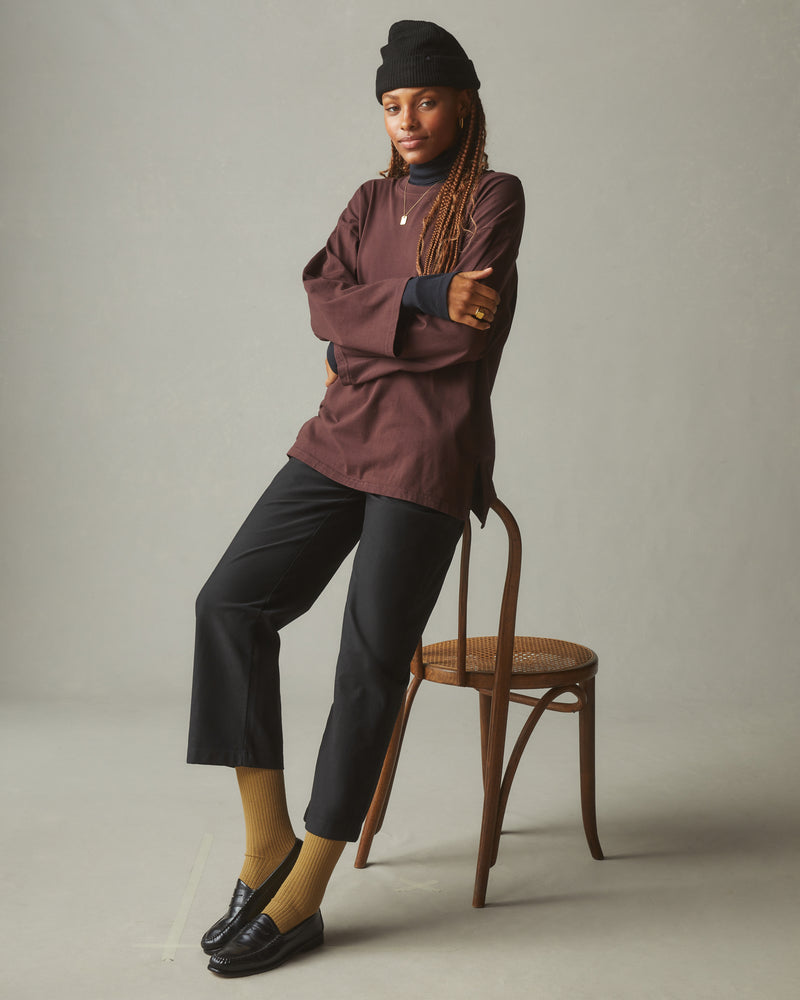 Women's Brushed Twill Pant - Meteorite