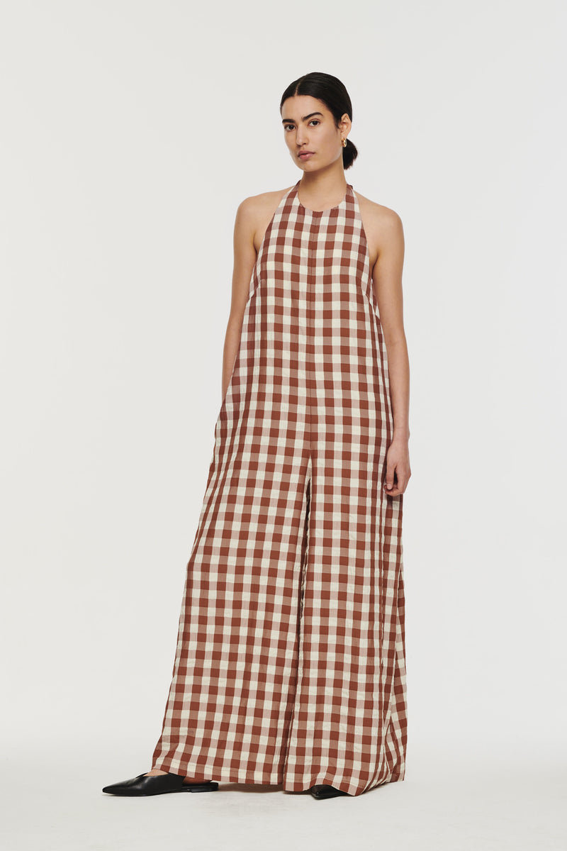 Harmony Halterneck Wide Leg Jumpsuit