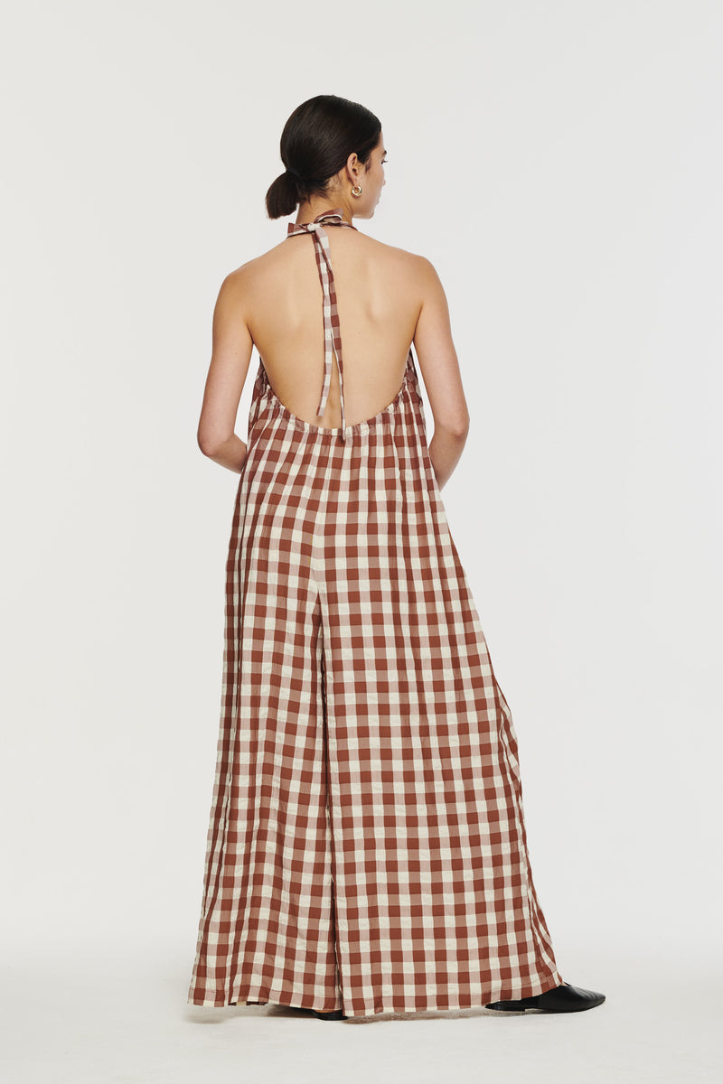 Harmony Halterneck Wide Leg Jumpsuit