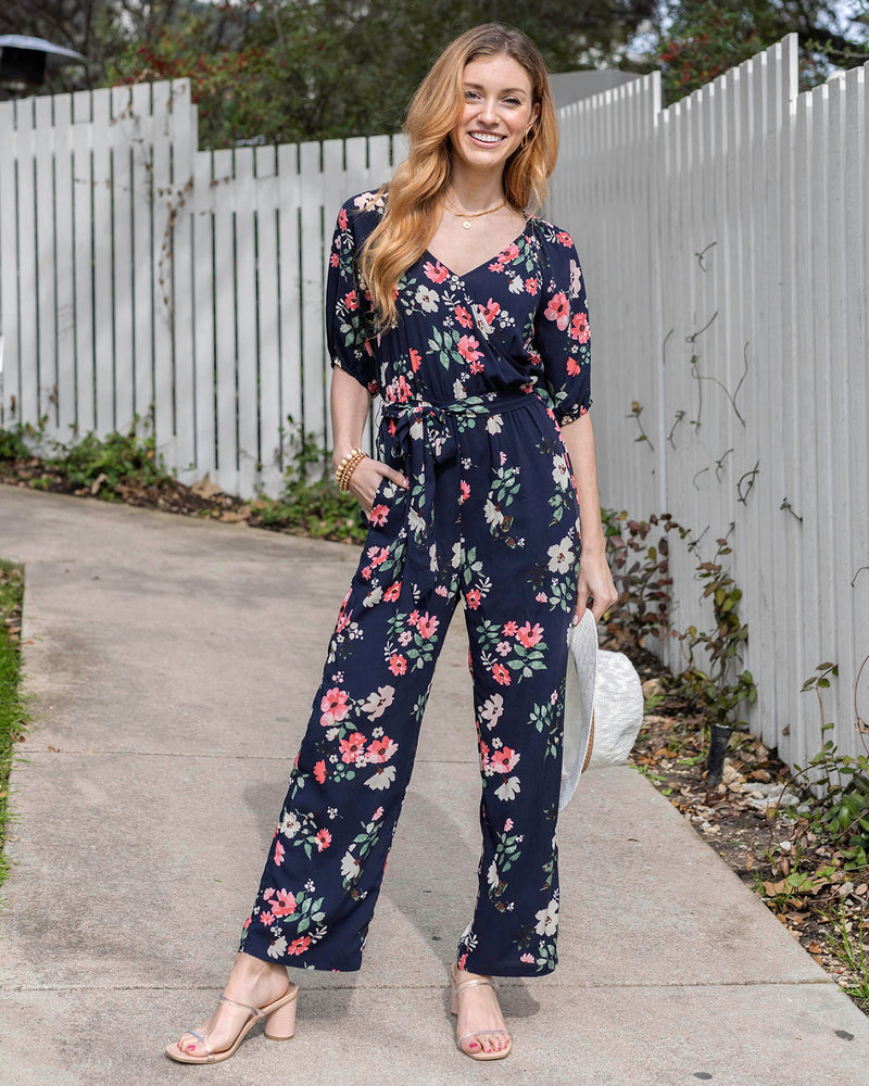 Hello Spring Floral Jumpsuit