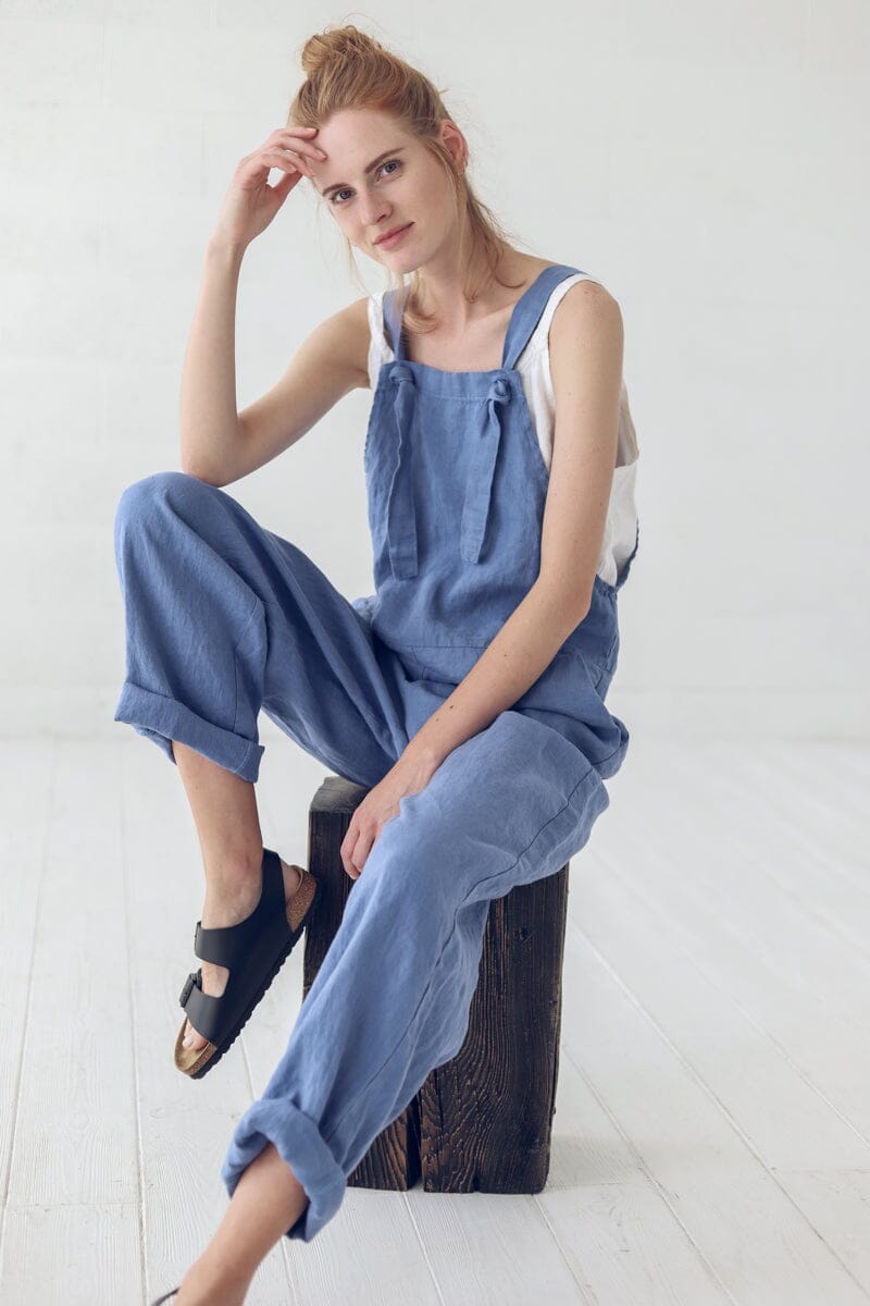 Loose Linen Jumpsuit