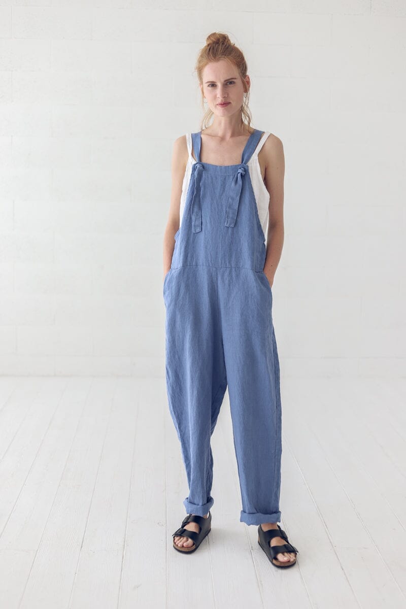 Loose Linen Jumpsuit