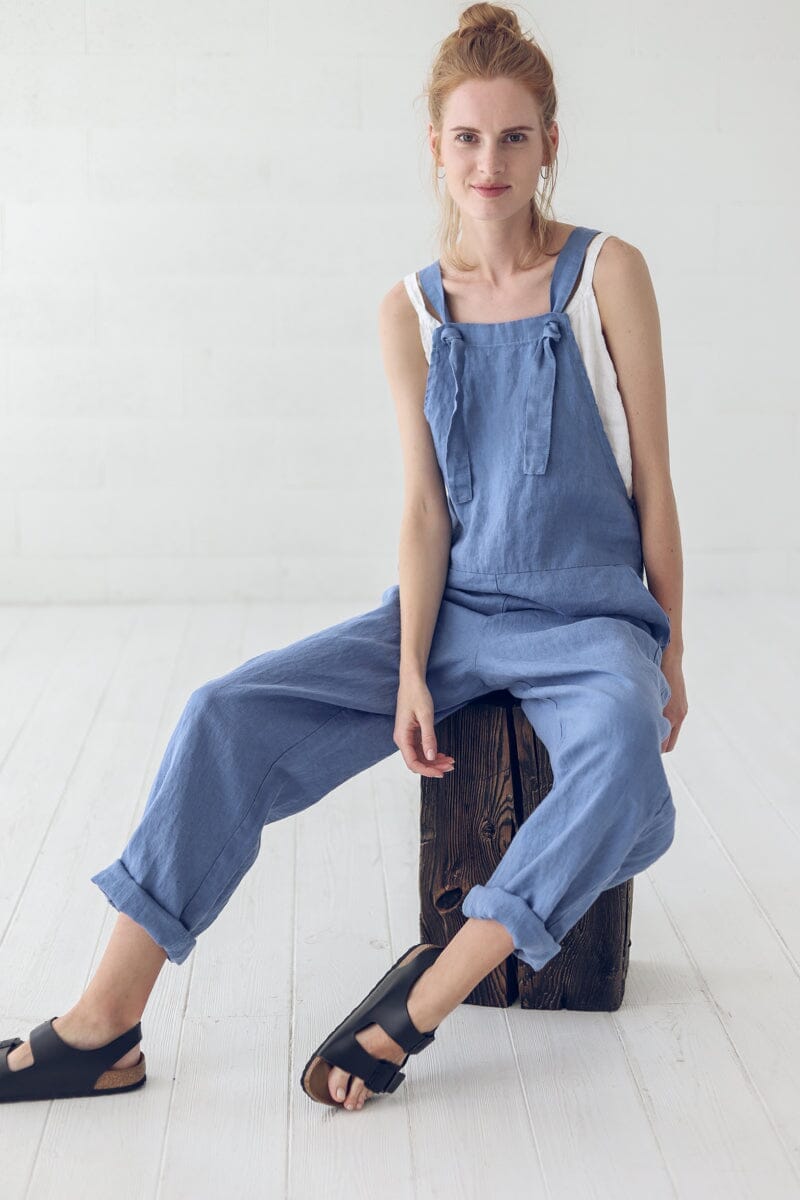 Loose Linen Jumpsuit