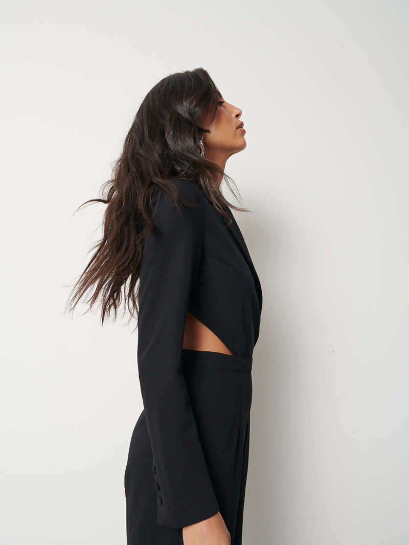 Marni Cut Out Jumpsuit - Black