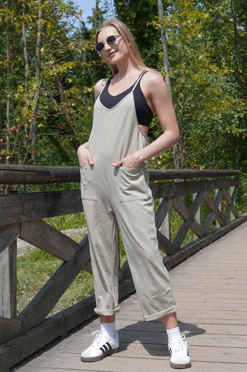 JENIFER BAMBOO-BLEND JUMPSUIT (Final Sale)