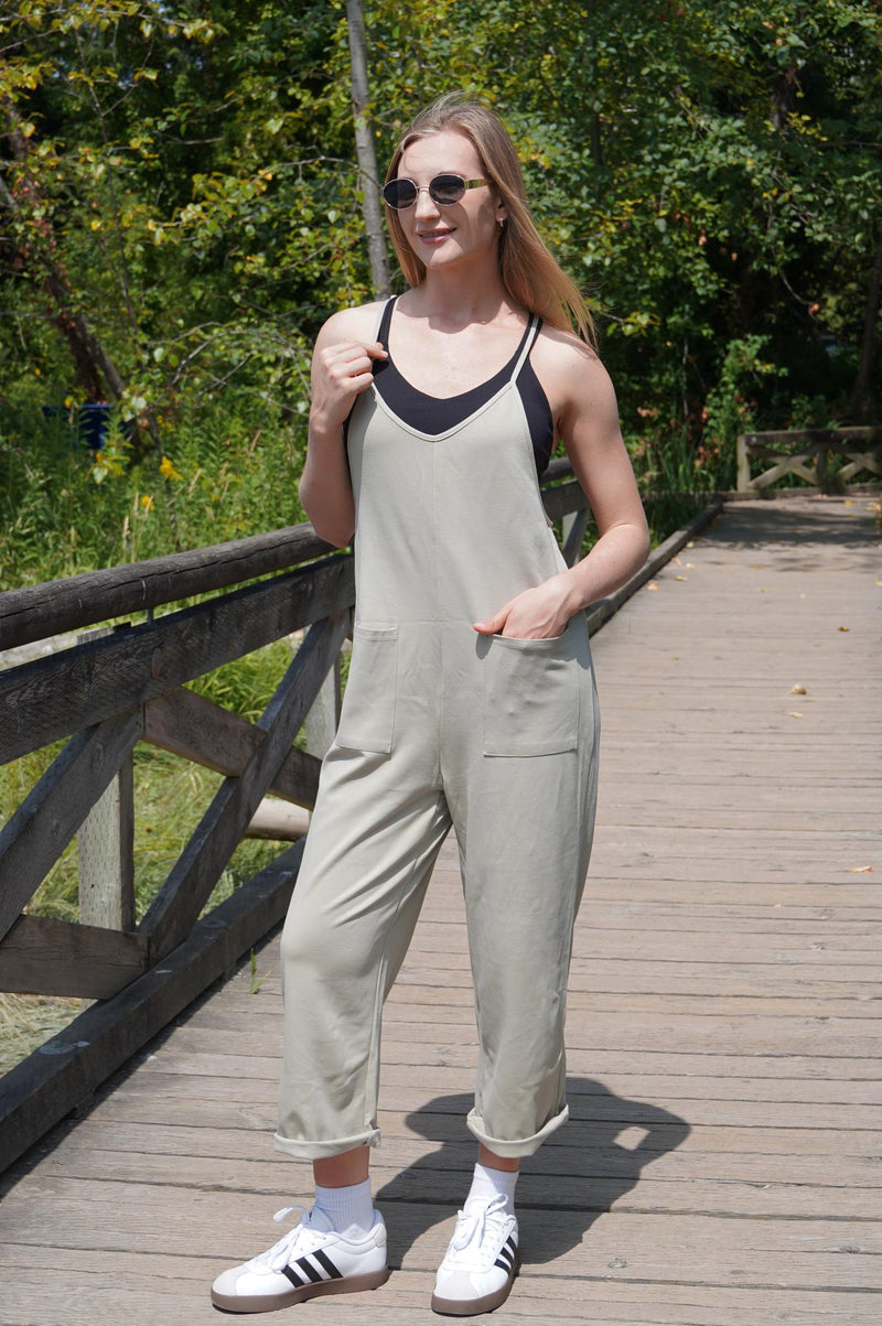 JENIFER BAMBOO-BLEND JUMPSUIT (Final Sale)